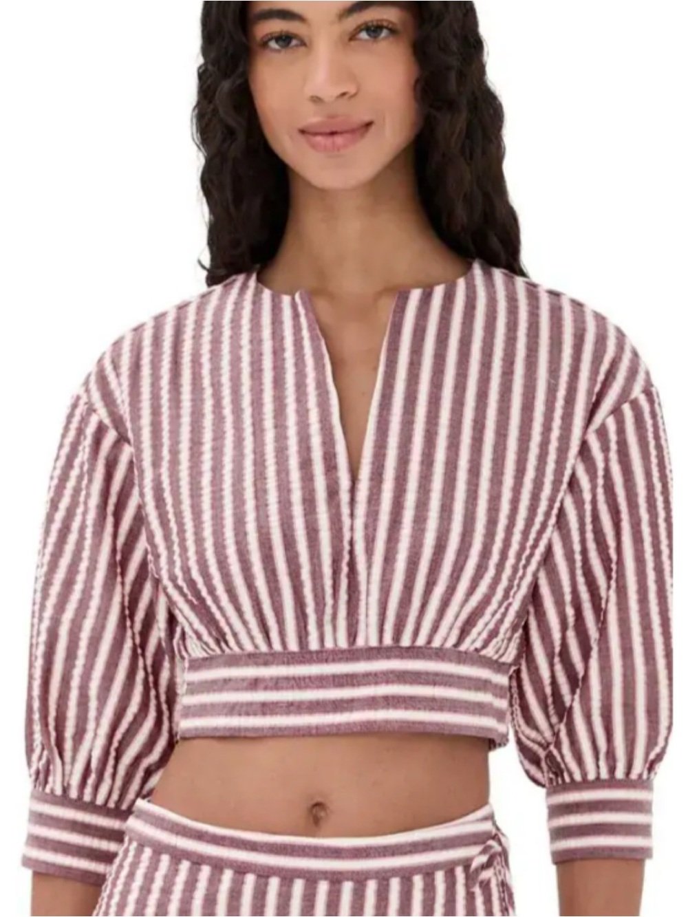 Simkhai Noralie Cropped Shirt
Size Medium